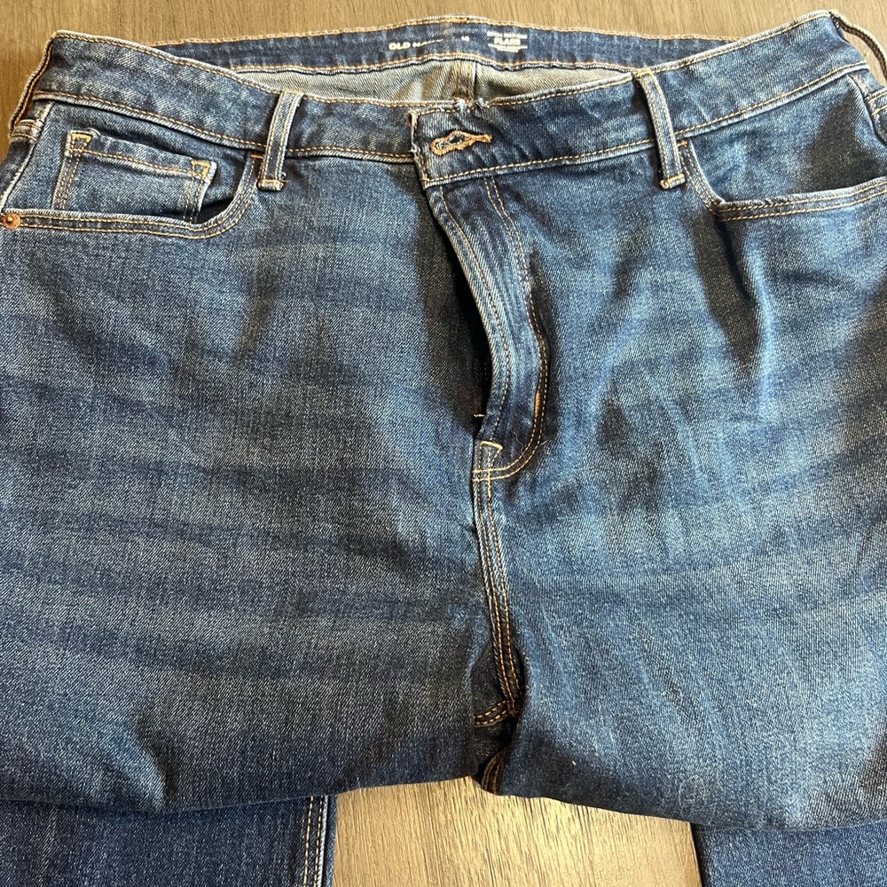 Old Navy Blue Relaxed Jeans Classic Denim Style